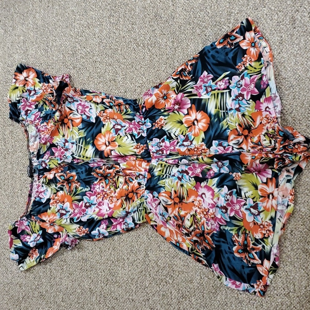 George Floral Pattern Romper Size Medium